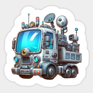 Futuristic Cyber Truck Sticker